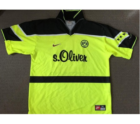 Dortmund 97/98 Home Green Soccer Jersey